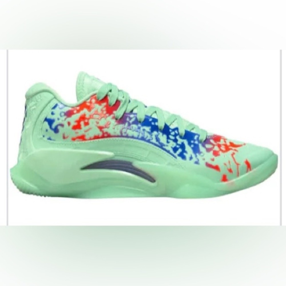 Jordan Zion 111 Mint Green Red Blue Basketball Shoes Sneakers